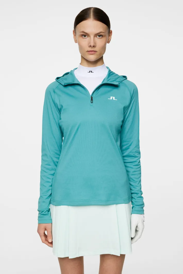 Agnes Quarter Zip Hood