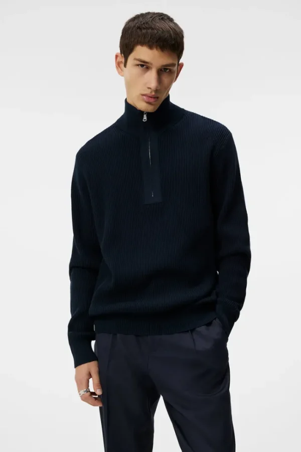 Alex Half Zip Knitted Sweater