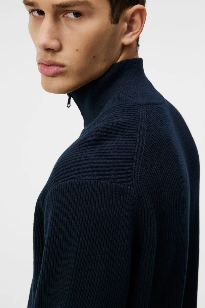 Alex Half Zip Knitted Sweater
