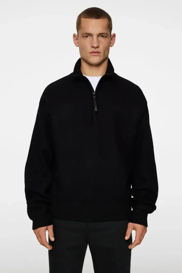 Bon Boiled Wool Quarter Zip