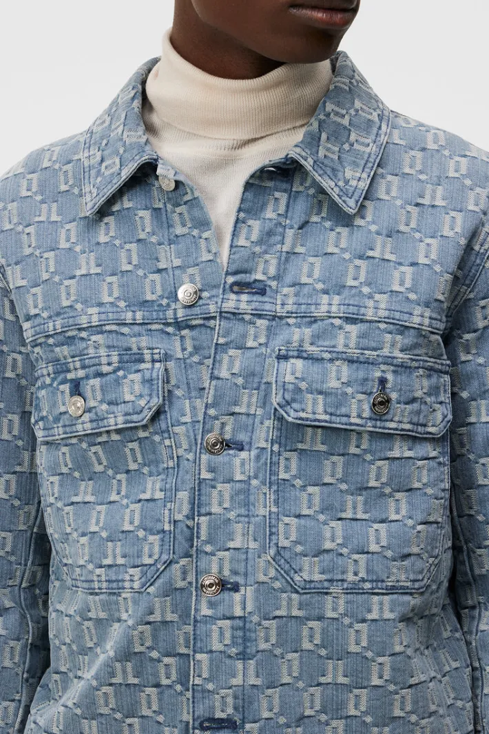 Cam Jacquard Denim Jacket