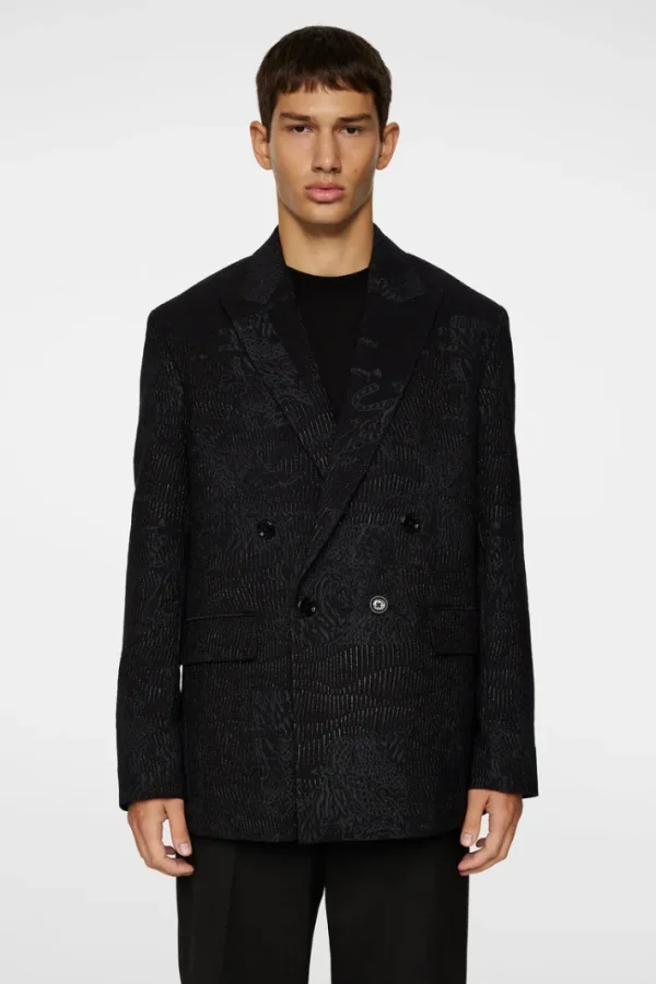 David U Jacquard Blazer