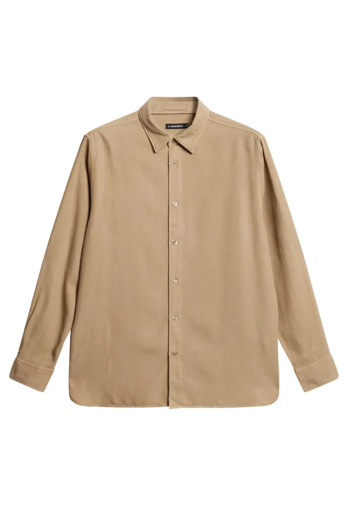 Reg LS Struct Gmd Tencel Shirt