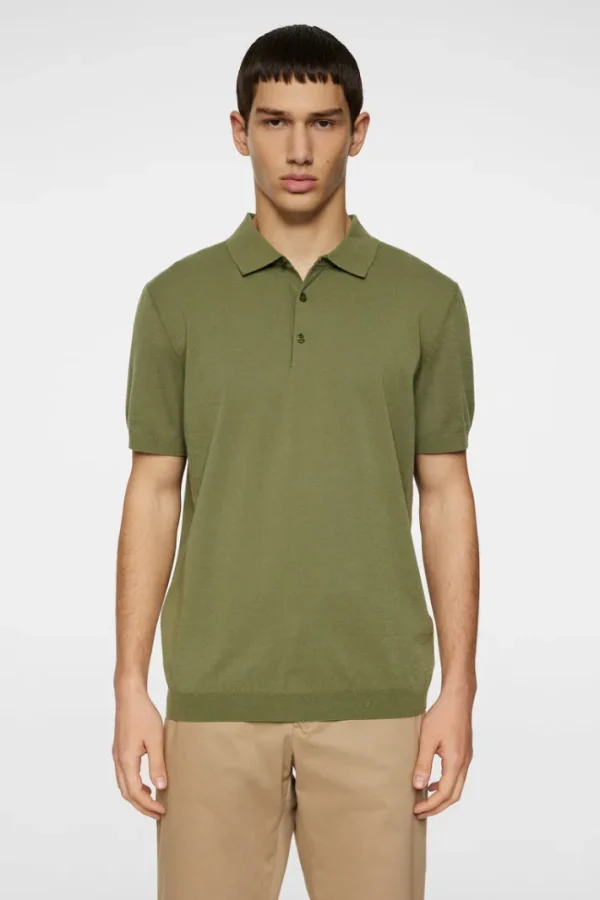 Ridge Knitted Polo